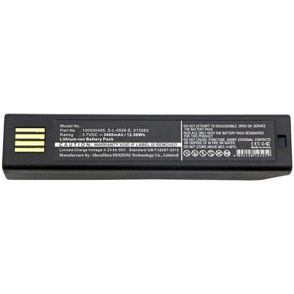 CoreParts MBXPOS-BA0114 Parte di ricambio e accessorio per stampante/scanner Batteria 1 pz (Battery for Honeywell Scanner - 13Wh Li-ion 3.7V 3400mAh - Black, 1202g, 1902, 1902GHD, 3820, 3820i, 4620,