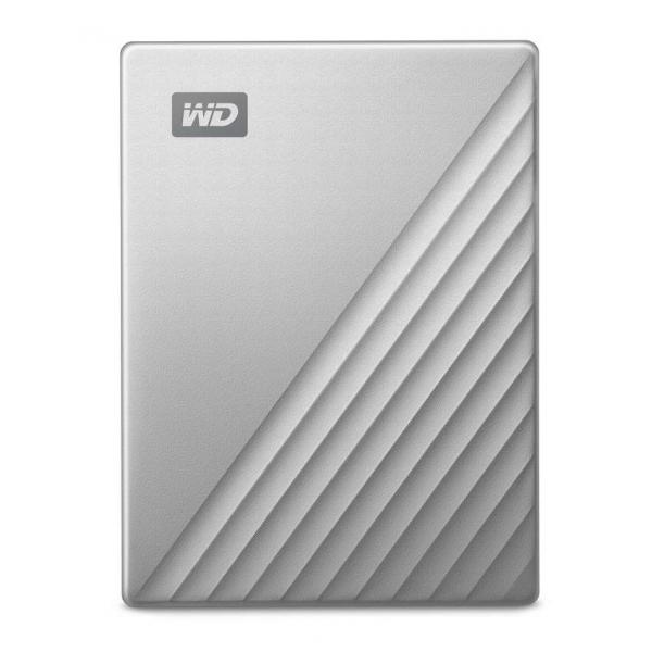 Western Digital My Passport Ultra disco rigido esterno 1 TB USB tipo-C Nero, Argento (WD My Passport Ultra WDBC3C0010BSL - 1)