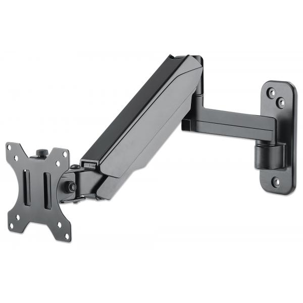 Manhattan 461610 Supporti a parete per TV 81,3 cm [32] Nero (TV/MONITOR WALL MOUNT SPRINGARM - -17-32IN VESA TO 100X100 8KG)