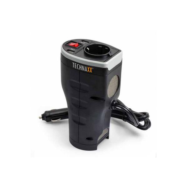 Technaxx TE13 Universale Nero Accendisigari Auto (Technaxx - DC tll AC str?mvender + bat)