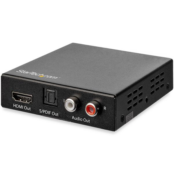 StarTech.com Estrattore Audio HDMI 4K con Supporto 4K 60Hz (4K HDMI AUDIO EXTRACTOR - 4K 60HZ DUAL RCA AUDIO)