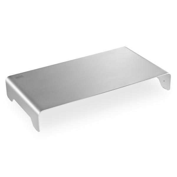 Digitus Supporto per monitor in alluminio (ALUMINIUM MONITOR RISER - SLIM ALUMINIUM RISER SILVER)