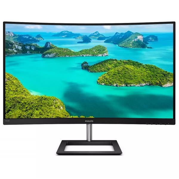 Philips E Line 322E1C/00 Monitor PC 80 cm [31.5] 1920 x 1080 Pixel Full HD LCD Nero (Philips E-line 322E1C - Monitor a LED - curvato - 32 [31.5 visualizzabile] - 1920 x 1080 Full HD [1080p] @ 75 Hz -