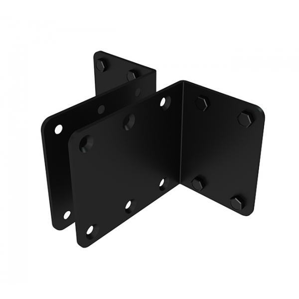 B-Tech BT8390-WFK4 (SYSTEM X - Wall-to-Wall - Mounting Brackets for BT8390 - - 4pcs, Black System X Wall-To-Wall Rail Mounting Brackets, Bracket, Black, 25 - Warranty: 60M)