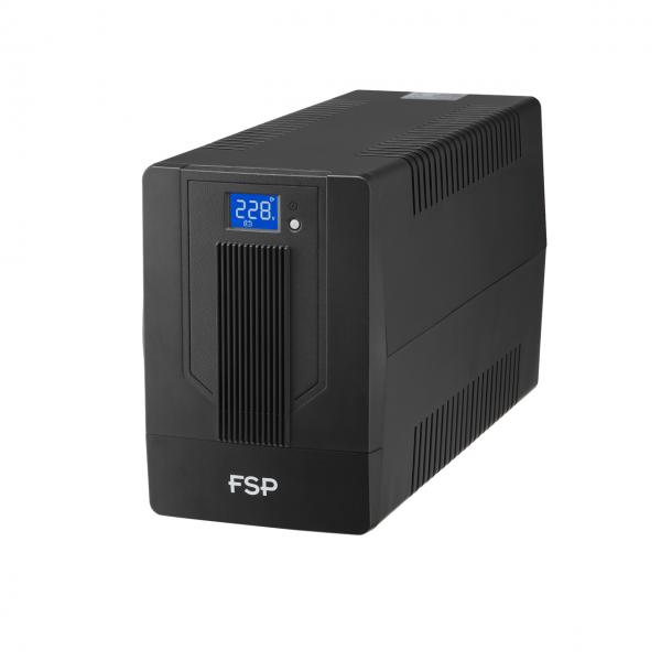 FSP iFP 1000 gruppo di continuità [UPS] A linea interattiva 1 kVA 600 W 2 presa[e] AC (IFP 1000 1000VA UPS - 600W, 230V/60HZ, AVR - Retail - Warranty: 24M)