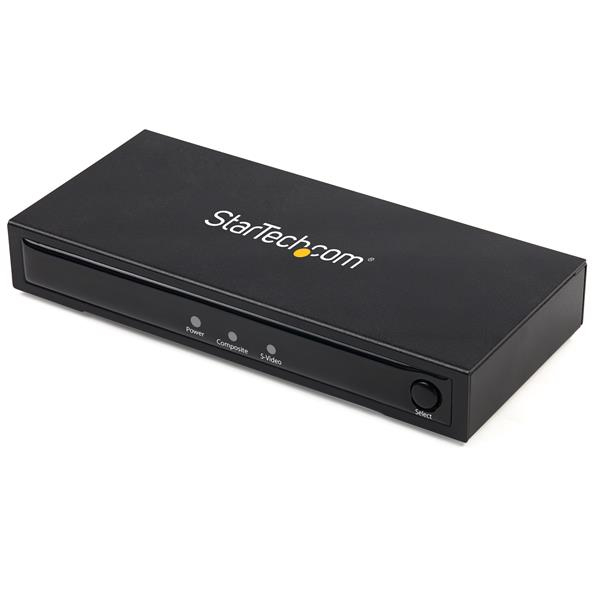 StarTech.com Convertitore Adattatore Vídeo Composito o S-Vídeo a HDMI con Audio - 720p - NTSC e PAL (StarTech S-Video or Composite to HDMI Converter with Audio - 720p - Video converter - composite vi