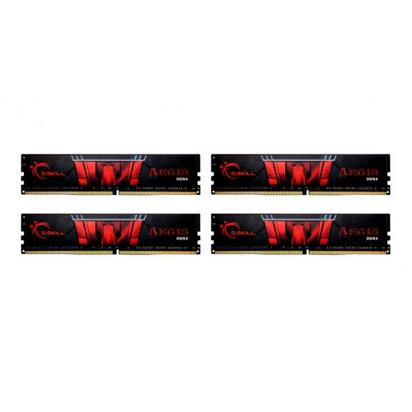 G.Skill Aegis F4-3200C16Q-64GIS memoria 64 GB 4 x 16 GB DDR4 (G.Skill AEGIS - 64GB: 4x16GB - DDR4 -)
