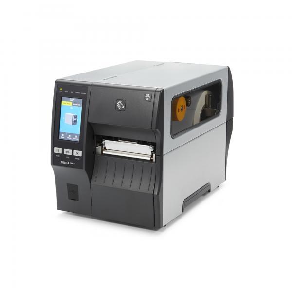 Zebra ZT411 300 x 300 DPI Con cavo e senza cavo Termica diretta/Trasferimento termico Stampante POS (ZT411 TT PRINT 4IN 300DPI EU/UK - USB LAN BT CUTTER W/ CATCH TRAY)