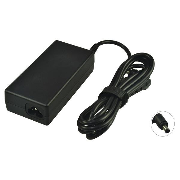 2-Power 110-240V adattatore e invertitore 65 W Nero (AC Adapter 18.5V 65W includes power cable Replaces 751789-001)
