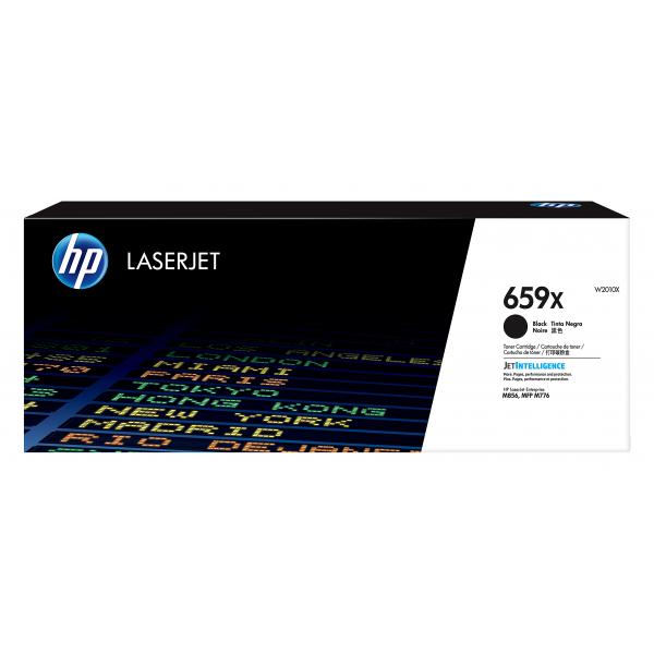 HP LaserJet Cartuccia toner nero originale 659X ad alta capacità (OEM HP W2010X [659X] Toner Kit Black High Capacity 34K Pages)