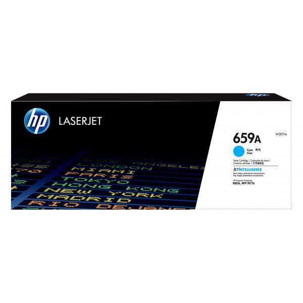 HP LaserJet Cartuccia toner ciano originale 659A (HP 659A CYAN ORIGINAL - LASERJET TONER CARTRIDGE)
