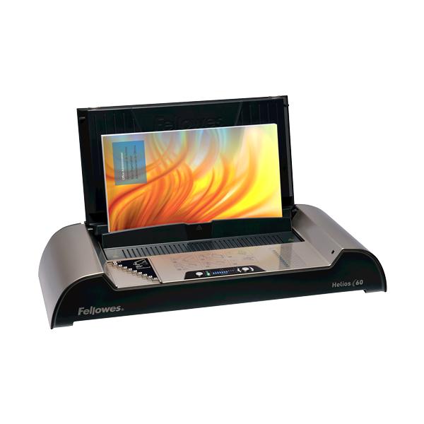 Fellowes 5642003 rilegatrice 180 s 600 fogli Grafite, Platino (Helios 60 Thermal Binder [EU and UK] 230v)