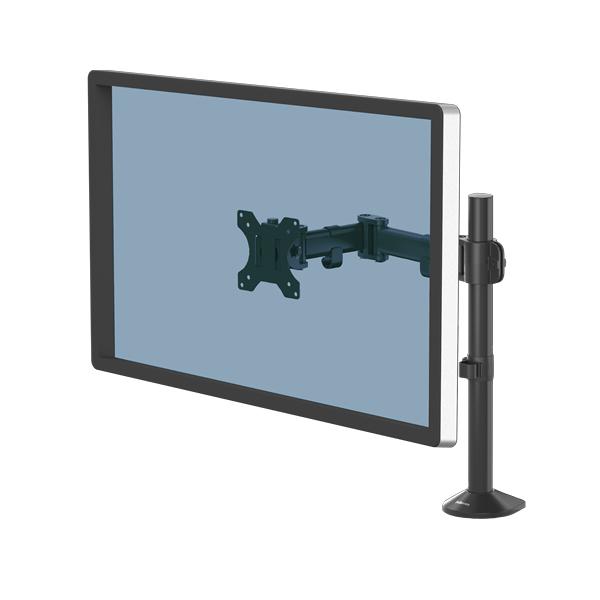 Fellowes Reflex 8502501 Supporti a parete per TV 81,3 cm [32] Scrivania Nero (Reflex Single Monitor Arm)
