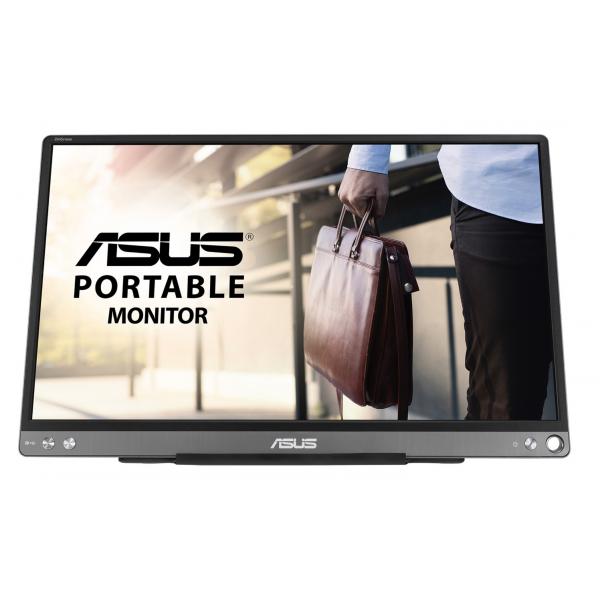 ASUS ZenScreen MB16ACE Monitor PC 39,6 cm [15.6] 1920 x 1080 Pixel Full HD LED Grigio (N Mb16Ace 39.6 Cm [15.6] - 1920 X 1080 Pixels Full Hd - Led Grey - Warranty: 12M)