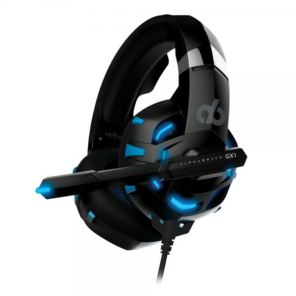 Veho VAB-001-GX1 cuffia e auricolare Cablato A Padiglione Gaming Nero (Alpha Bravo GX1 - headset)