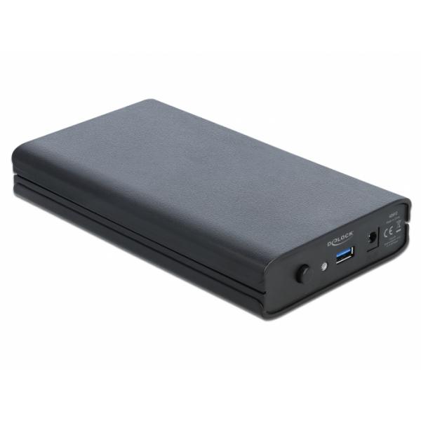 DeLOCK Custodia esterna per HDD SATA da 3.5? con SuperSpeed USB [USB 3.1 Gen 1] (Delock External Enclosure for 3.5 SAT)