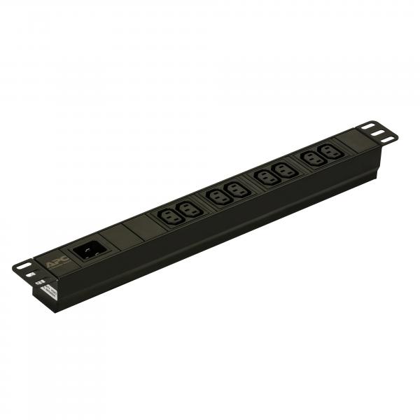 APC EPDU1016B unità di distribuzione dell'energia [PDU] 8 presa[e] AC 1U Nero (EASY PDU BASIC 1U 16A 230V - [8]C13)