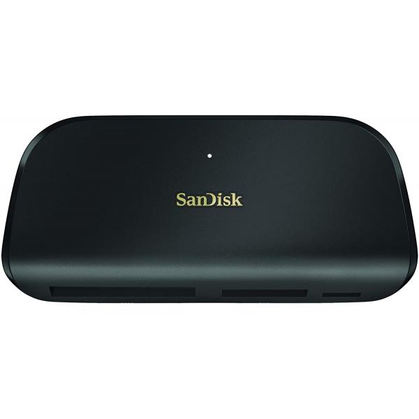 SanDisk ImageMate PRO USB-C lettore di schede USB 3.2 Gen 1 [3.1 Gen 1] Type-C Nero (ImageMate PRO USB-C card - reader USB 3.2 Gen 1 - ImageMate PRO USB-C, CF, MicroSD [TransFlash], MicroSDHC, MicroS