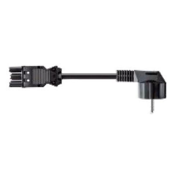Bachmann 375.039 cavo di alimentazione Nero 10 m (Bachmann H05VV-F 3G - str?mkabel - CEE)