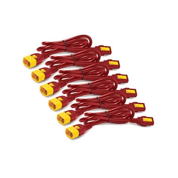 APC AP8706S-WWX340 cavo di alimentazione Rosso 1,83 m Accoppiatore C13 Accoppiatore C14 (AP8706S-WWX340 power cable - Red 1.83 m C13 coupler C14 - coupler AP8706S-WWX340, 1.83 m, C13 coupler, C14 cou