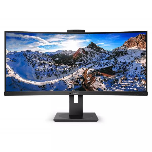 Philips P Line 346P1CRH/00 Monitor PC 86,4 cm [34] 3440 x 1440 Pixel UltraWide Quad HD LED Nero (Philips P-line 346P1CRH - LED monitor - curved - 34 - 3440 x 1440 WQHD @ 100 Hz - VA - 500 cd/m? - 300