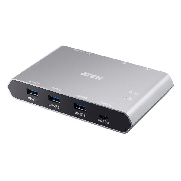 ATEN Switch per la condivisione USB-C Gen 2 a 2 porte con pass-through dell'alimentazione (ATEN US3342 - USB sharing switch til p)