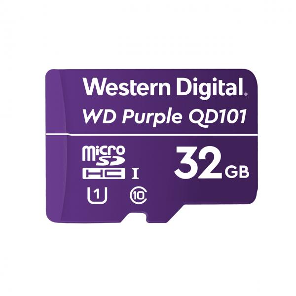Western Digital WD Purple SC QD101 32 GB MicroSDHC Classe 10 (WD Purple SC QD101 WDD032G1P0C - fla)