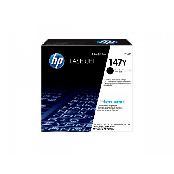 HP Cartuccia toner nero originale LaserJet 147Y ad altissima capacità (HP 147Y BLACK LASERJET TONER - CARTRIDGE)