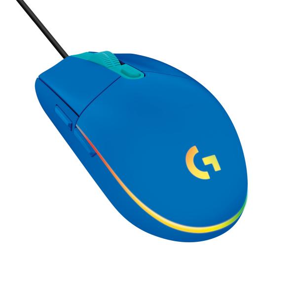 Logitech G 910-005798 mouse Gaming USB tipo A 8000 DPI (G203 LIGHTSYNC GAMING MOUSE - BLUE EMEA)