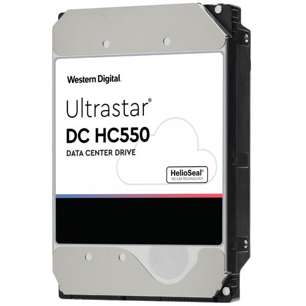 Western Digital Ultrastar DC HC550 disco rigido interno 16 TB 7200 Giri/min 512 MB 3.5 SAS (WD HD3.5 SAS3 16TB WUH721816AL5204/512e [Di])