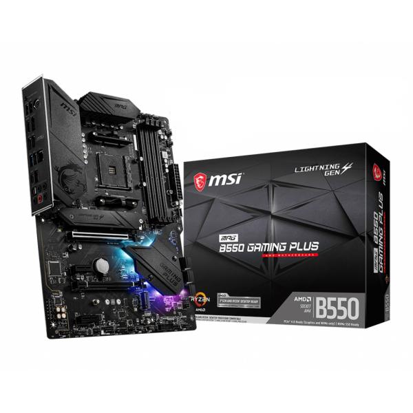 MSI MPG B550 Gaming Plus AMD B550 Socket AM4 ATX (MSI AM4 MPG B550 GAMING PLUS)