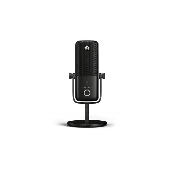 Elgato Wave 3 Nero Microfono da tavolo (Wave 3 Black Table microphone - Wave 3, Table microphone, 70 - - 20000 Hz, 24 bit, 96 kHz, Wired, USB)