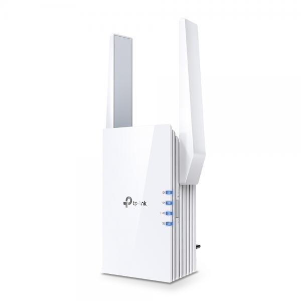 TP-Link RE605X moltiplicatore di rete Ripetitore di rete Bianco 10, 100, 1000 Mbit/s (Ax1800 Wi-Fi Range Extender - Warranty: 12M)