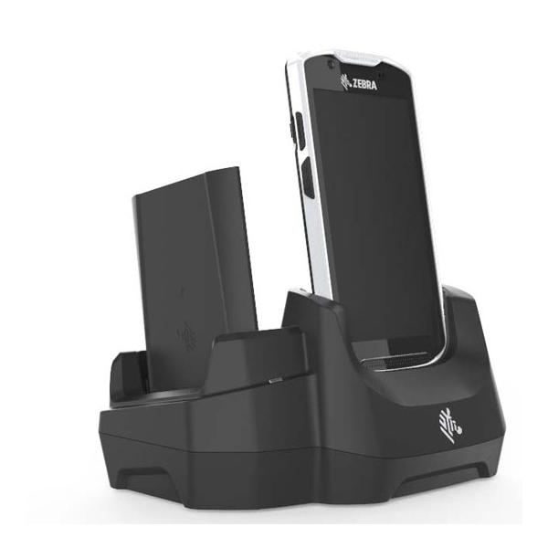 Zebra CRD-TC5X-2SETH-02 organizzatore per stazioni di carica Libera installazione Plastica Nero (KIT 1 SLOT 1 SPARE BATT LAN USB - COMMUNIC CRADLE FOR TC5X TERM)