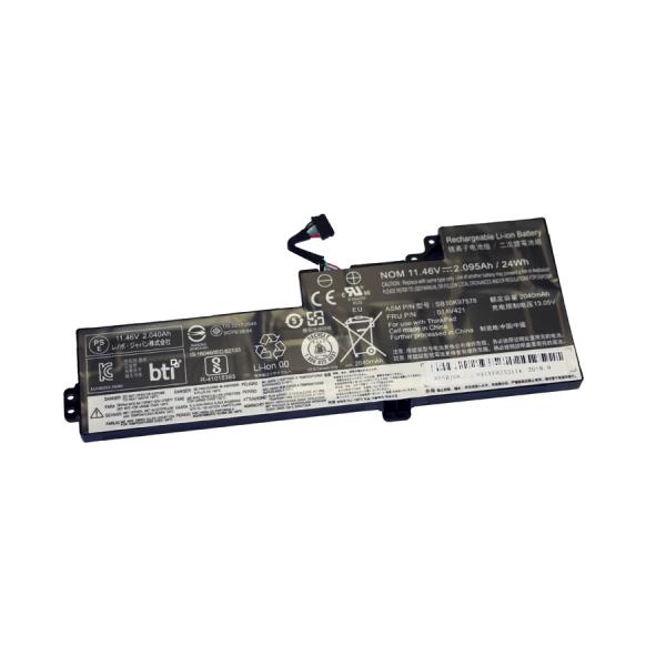 BTI 01AV421 Batteria (BTI 24Wh 3 cell 01AV421 compatible battery for LENOVO THINKPAD A485 THINKPAD A475 THINKPAD T480 THINKPAD T470)