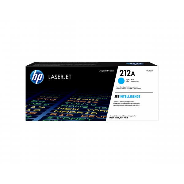 HP Cartuccia toner ciano originale LaserJet 212A (Toner HP 212A / W2121A Cyan)