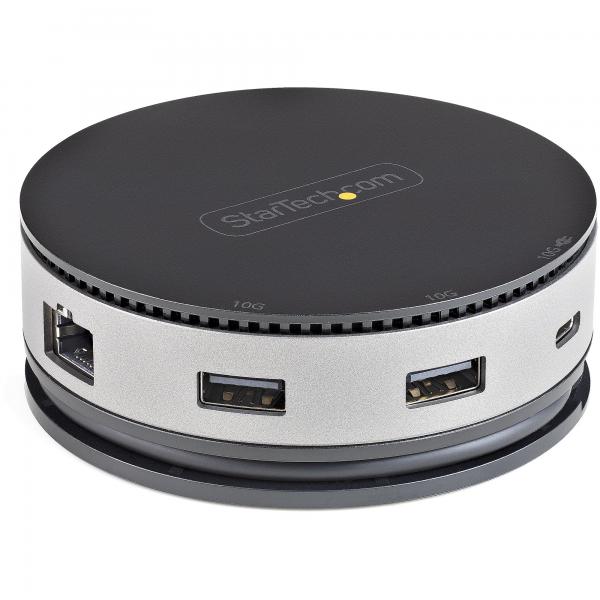 StarTech.com Adattatore multiporta USB-C - Mini Docking station USB Tipo C a HDMI/ Displayport 4K 60Hz o VGA - 75W Power Delivery - Hub 3x USB 3.0/3.1 - Gbe - Dock USB 3.1 Gen 2 10 Gbps per pc portat