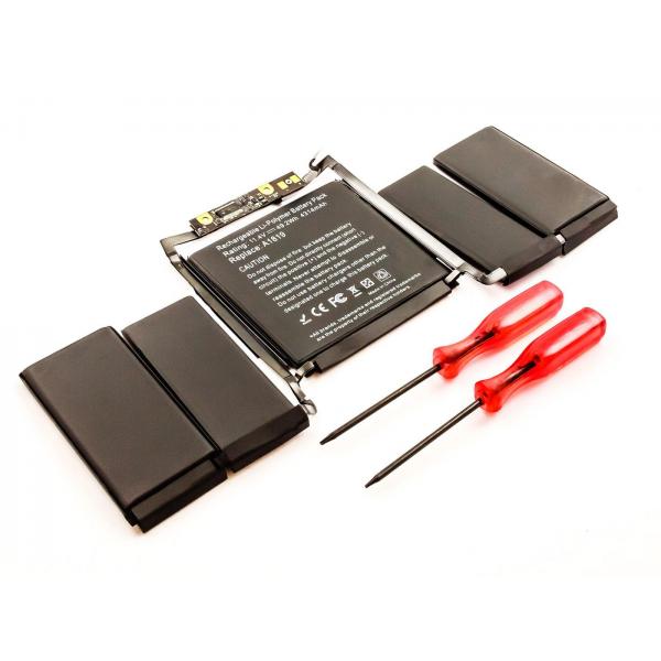 CoreParts MBXAP-BA0041 ricambio per laptop Batteria (Laptop Battery for Apple - 49.02Wh 11.41V 4300mAh 49Wh - Li-Pol 11.41V 4.3Ah for Macbook Pro 13 A1706 [Retina, 2016] - Warranty: 12M)
