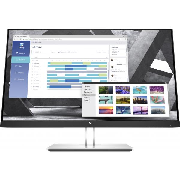 HP E-Series E27q G4 QHD Monitor (E27q G4 27inch IPS QHD - E-Series E27q G4, 68.6 cm - E-Series E27q G4, 68.6 cm [27], 2560 x 1440 pixels, Quad HD, 5 ms, Black - Warranty: 12M)