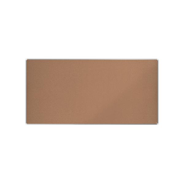 Nobo Premium Plus bacheca per appunti Interno Marrone Alluminio (Nobo 1915186 Premium Plus Cork Notice Board 2400x1200mm)