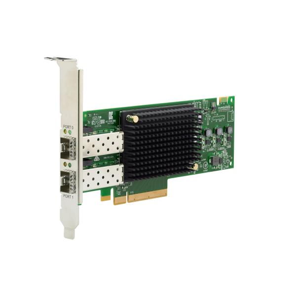 HPE SN1610E 32Gb 2-port Fibre Channel Host Bus Adapter (HPE HOSTBUST ADAPTER PCIE 4.0 32GB FIBRE,CHANNEL SFP+ x2)