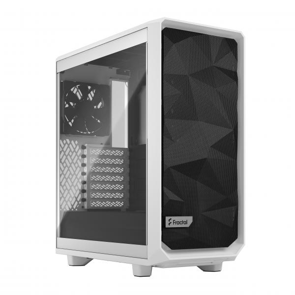Fractal Design Meshify 2 Compact Tower Bianco (MESHIFY 2 COMPACT WHITE TG)