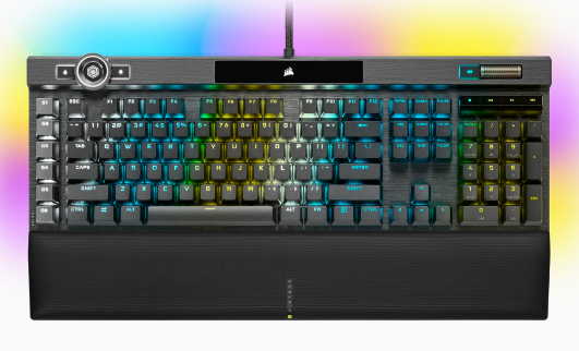 Corsair K100 RGB tastiera Gaming USB QWERTY Inglese UK Nero (CORSAIR K100 RGB KEYBOARD CORSAIR OPX) - Versione UK