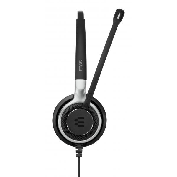 EPOS IMPACT SC 638 Auricolare Cablato A Padiglione Musica e Chiamate Nero, Argento (IMPACT SC 638 Single-sided - HS, ED, narrowband - Warranty: 24M)