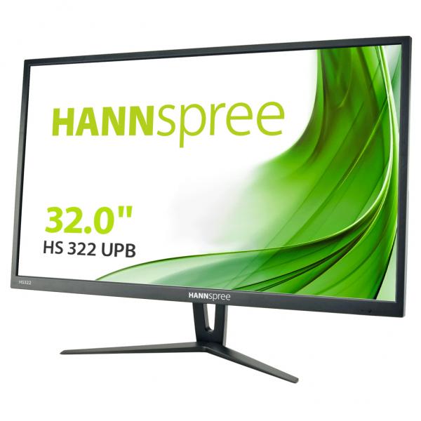 Hannspree HS 322 UPB Monitor PC 81,3 cm [32] 2560 x 1440 Pixel Quad HD LED Nero (32 WQHD RESOLUTION PIP USB 3.0 HUB)