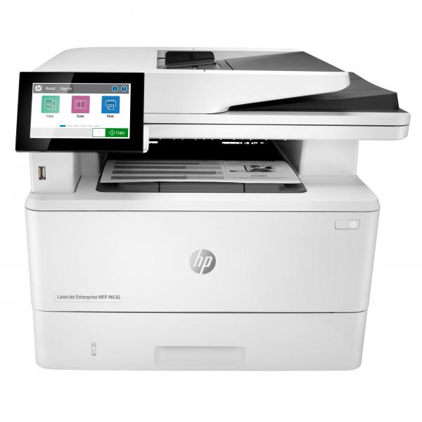 HP LaserJet Enterprise M430f Multifunction Bianco e nero Stampante, Solo Ethernet; Fotocopiatrice, scanner (Laserjet Enterprise Mfp - M430F, Black And White, - Printer For Business, Print, Copy, Scan