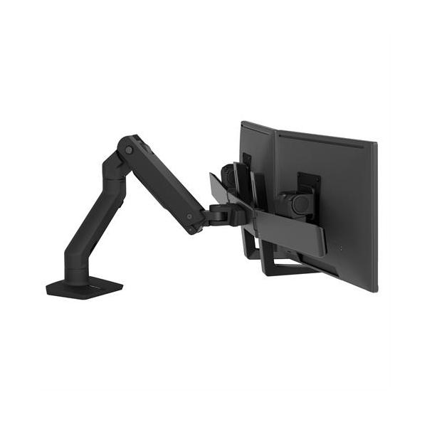 Ergotron HX Series 45-476-224 Supporti a parete per TV 81,3 cm [32] Scrivania Nero (HX DESK DUAL MONITOR ARM MBK - )