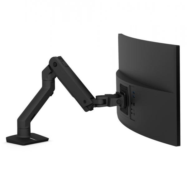 Ergotron HX Series 45-475-224 Supporti a parete per TV 124,5 cm [49] Scrivania Nero (HX DESK MONITOR ARM MBK - )