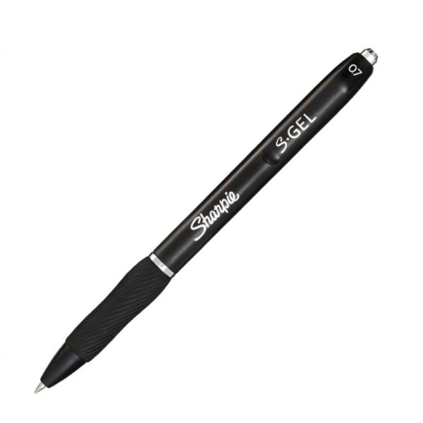 Sharpie S-Gel Penna in gel retrattile Nero 12 pz (Sharpie 2136595 S-Gel Black 0.7mm point Pen Pack of 12)