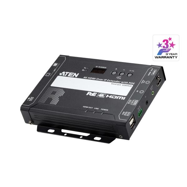 ATEN VE8952R moltiplicatore AV Ricevitore AV Nero (ATEN VE8952R - Video/audio extender - receiver - up to 100 m - for VanCryst VM1600A, VM3200, VM5404H, VM6809H, VS0801H)
